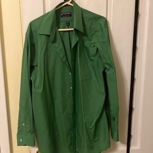 Green dress button down shirt men’s